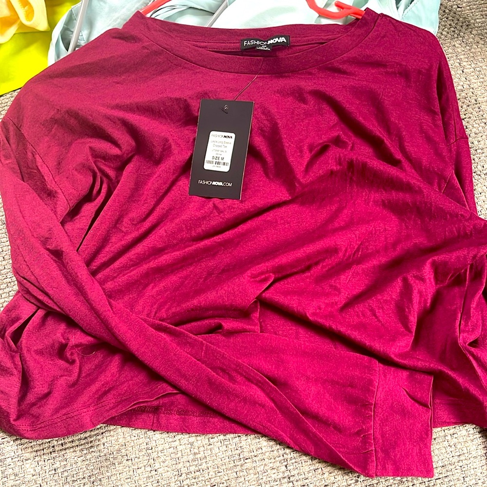 Fashion Nova Long Sleeved Crop